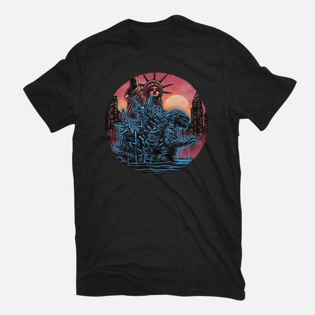 Rise Of The Radioactive Beast-Mens-Heavyweight-Tee-glitchygorilla