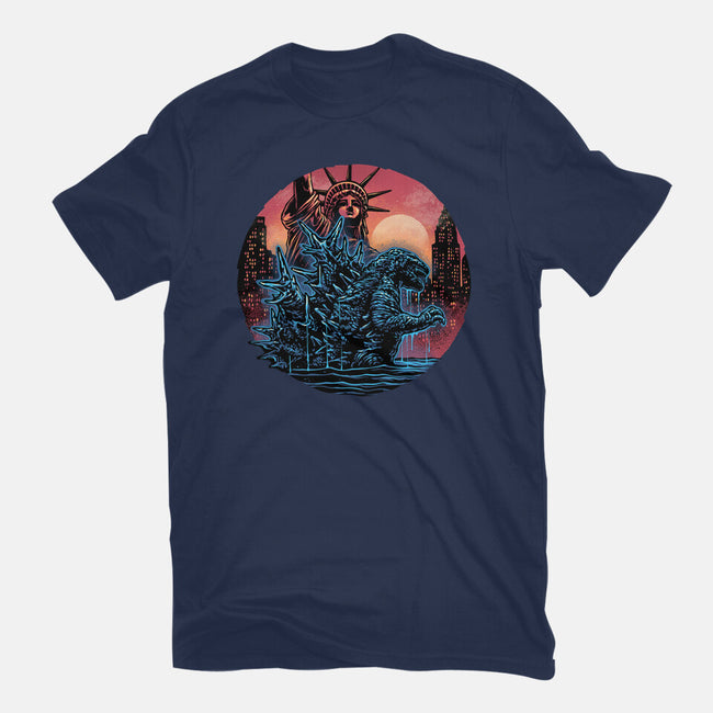 Rise Of The Radioactive Beast-Mens-Heavyweight-Tee-glitchygorilla