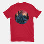 Rise Of The Radioactive Beast-Mens-Heavyweight-Tee-glitchygorilla