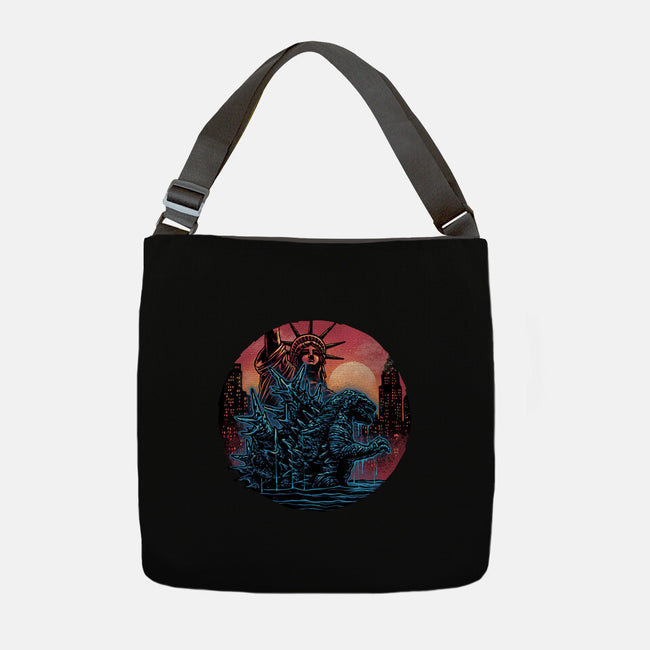 Rise Of The Radioactive Beast-None-Adjustable Tote-Bag-glitchygorilla