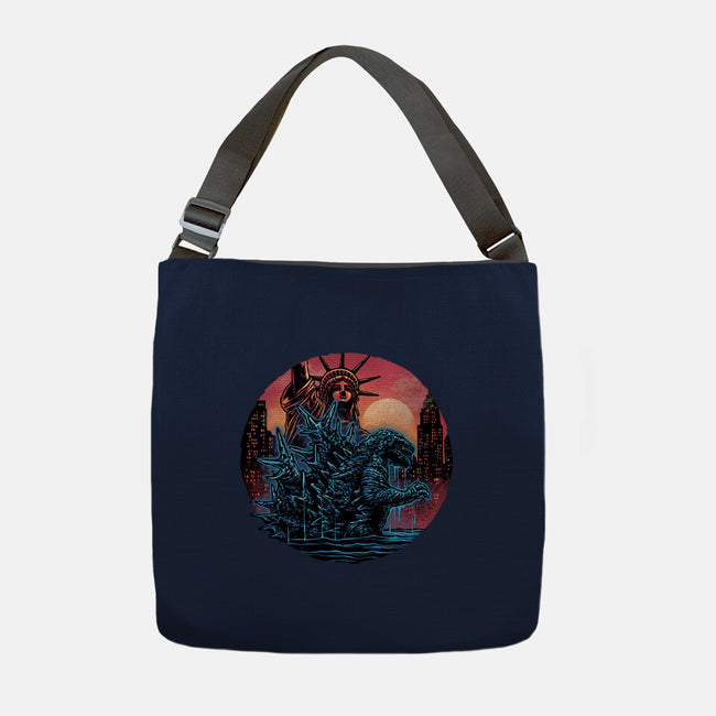 Rise Of The Radioactive Beast-None-Adjustable Tote-Bag-glitchygorilla