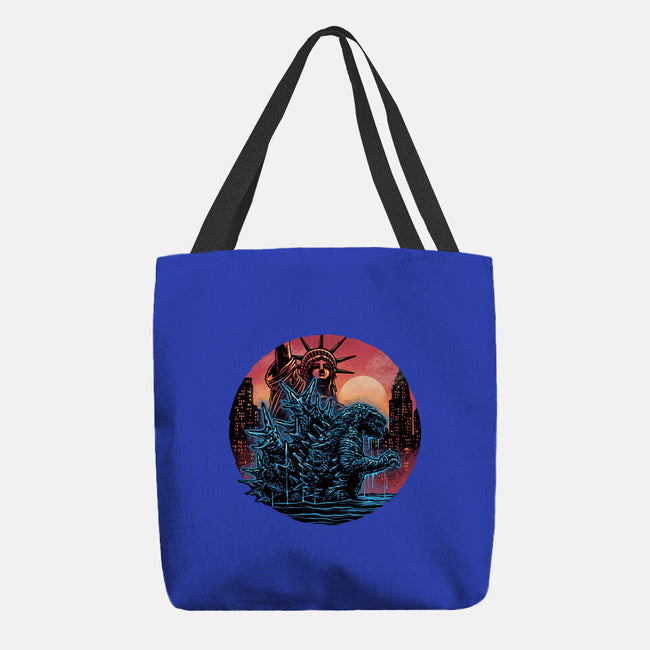 Rise Of The Radioactive Beast-None-Basic Tote-Bag-glitchygorilla
