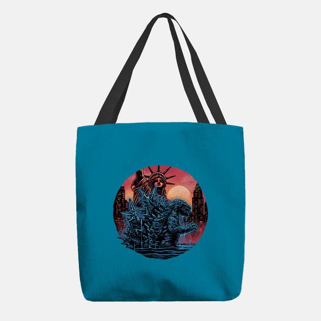 Rise Of The Radioactive Beast-None-Basic Tote-Bag-glitchygorilla