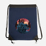 Rise Of The Radioactive Beast-None-Drawstring-Bag-glitchygorilla