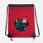 Rise Of The Radioactive Beast-None-Drawstring-Bag-glitchygorilla