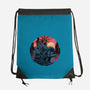 Rise Of The Radioactive Beast-None-Drawstring-Bag-glitchygorilla