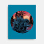 Rise Of The Radioactive Beast-None-Stretched-Canvas-glitchygorilla