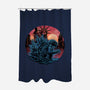 Rise Of The Radioactive Beast-None-Polyester-Shower Curtain-glitchygorilla