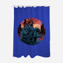 Rise Of The Radioactive Beast-None-Polyester-Shower Curtain-glitchygorilla