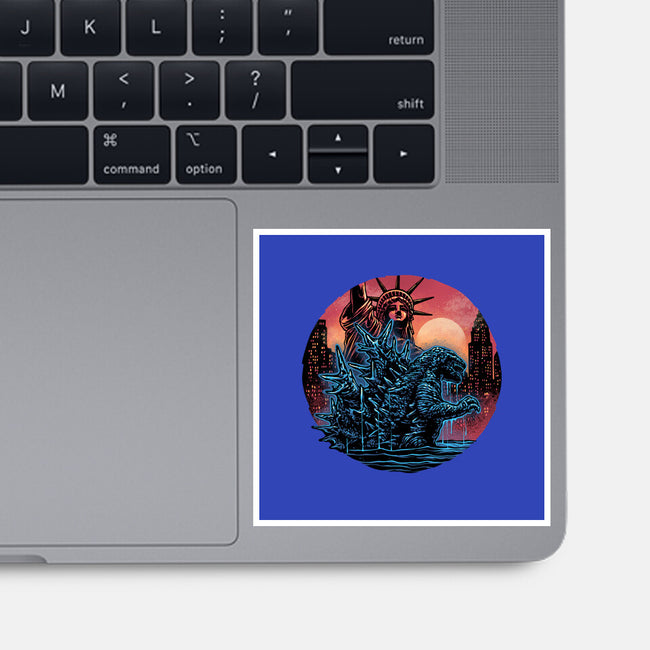 Rise Of The Radioactive Beast-None-Glossy-Sticker-glitchygorilla