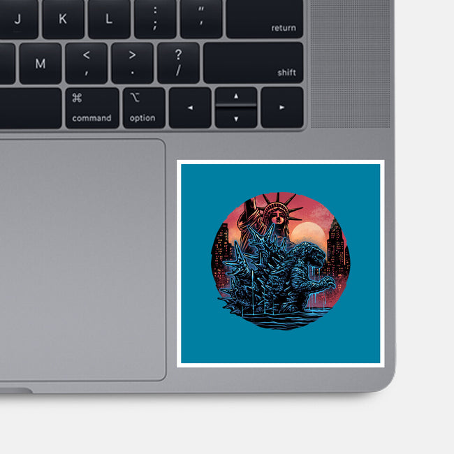Rise Of The Radioactive Beast-None-Glossy-Sticker-glitchygorilla