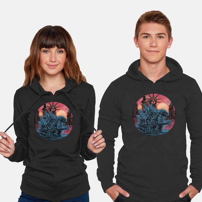 Rise Of The Radioactive Beast-Unisex-Pullover-Sweatshirt-glitchygorilla
