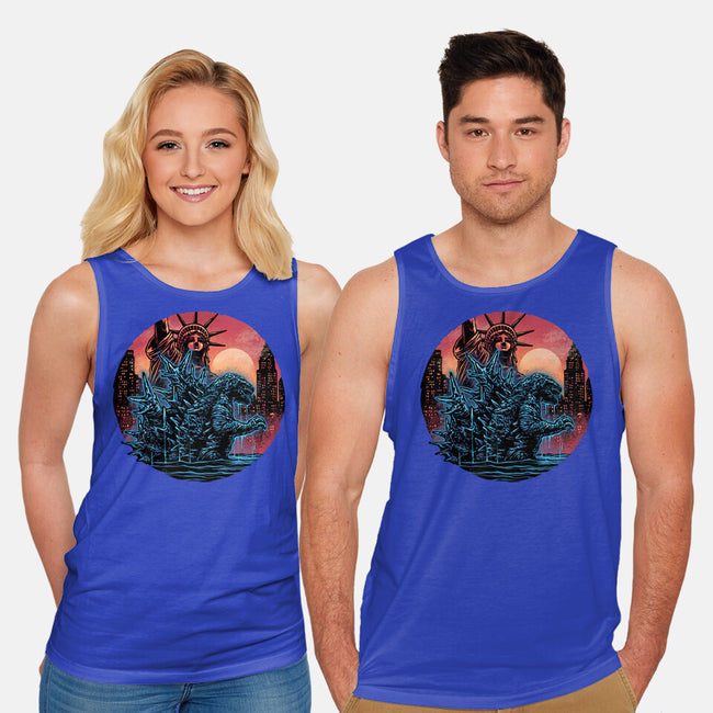 Rise Of The Radioactive Beast-Unisex-Basic-Tank-glitchygorilla