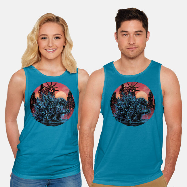Rise Of The Radioactive Beast-Unisex-Basic-Tank-glitchygorilla