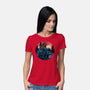 Rise Of The Radioactive Beast-Womens-Basic-Tee-glitchygorilla