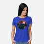 Rise Of The Radioactive Beast-Womens-Basic-Tee-glitchygorilla