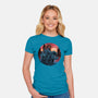 Rise Of The Radioactive Beast-Womens-Fitted-Tee-glitchygorilla