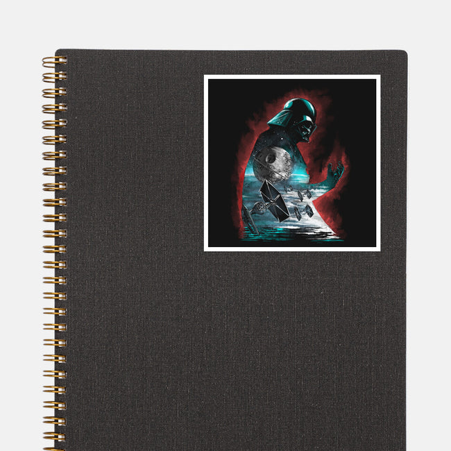 The Dark Sithlhouette-None-Glossy-Sticker-zascanauta