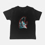 The Dark Sithlhouette-Baby-Basic-Tee-zascanauta