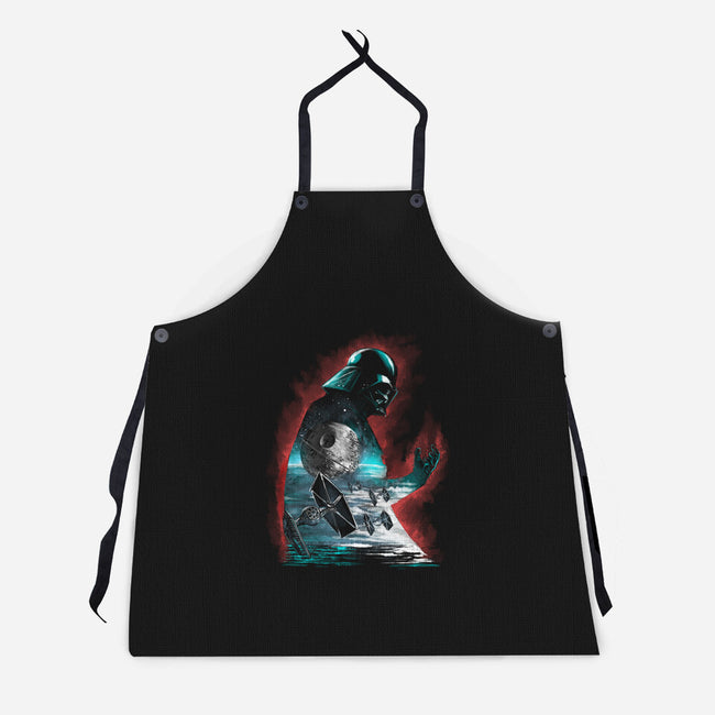 The Dark Sithlhouette-Unisex-Kitchen-Apron-zascanauta