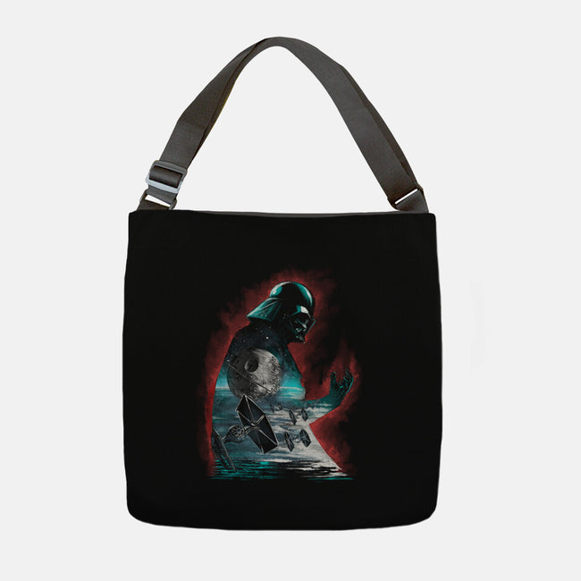The Dark Sithlhouette-None-Adjustable Tote-Bag-zascanauta
