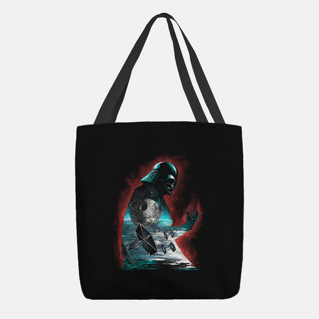 The Dark Sithlhouette-None-Basic Tote-Bag-zascanauta