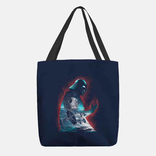 The Dark Sithlhouette-None-Basic Tote-Bag-zascanauta