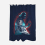 The Dark Sithlhouette-None-Polyester-Shower Curtain-zascanauta