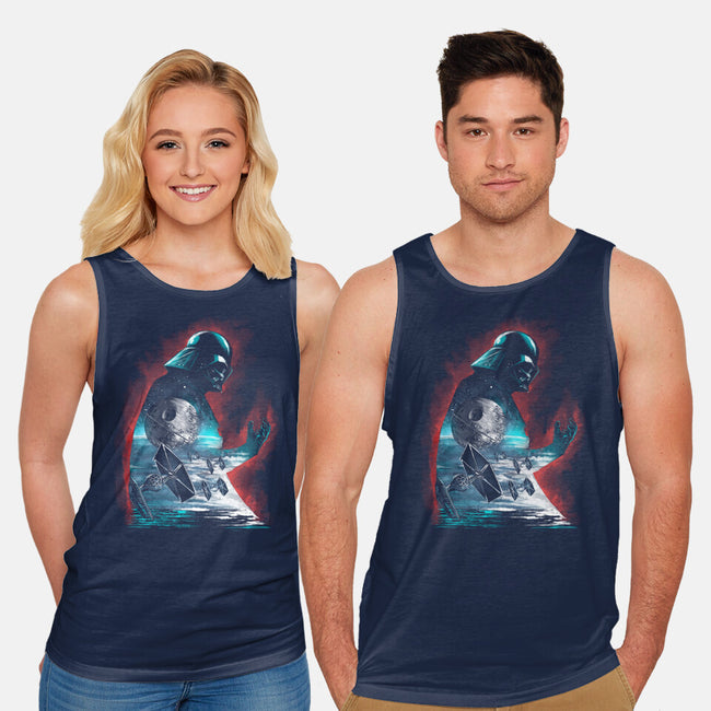 The Dark Sithlhouette-Unisex-Basic-Tank-zascanauta