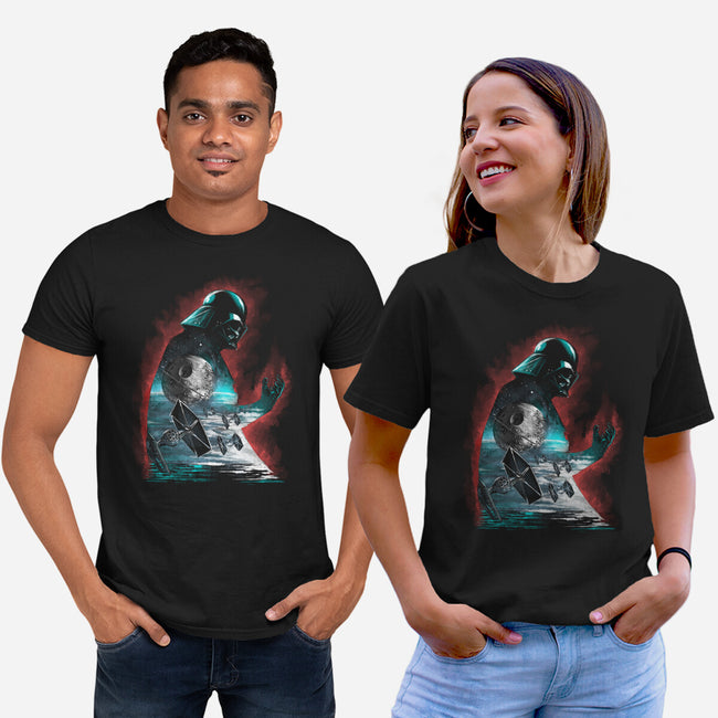The Dark Sithlhouette-Unisex-Basic-Tee-zascanauta