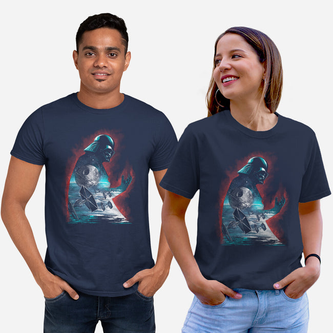 The Dark Sithlhouette-Unisex-Basic-Tee-zascanauta