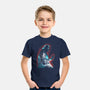 The Dark Sithlhouette-Youth-Basic-Tee-zascanauta