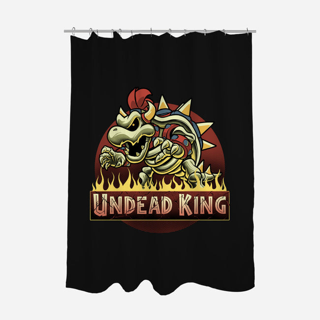 Undead King-None-Polyester-Shower Curtain-Astrobot Invention