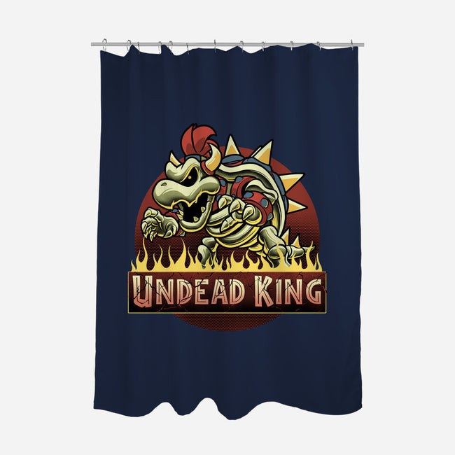 Undead King-None-Polyester-Shower Curtain-Astrobot Invention