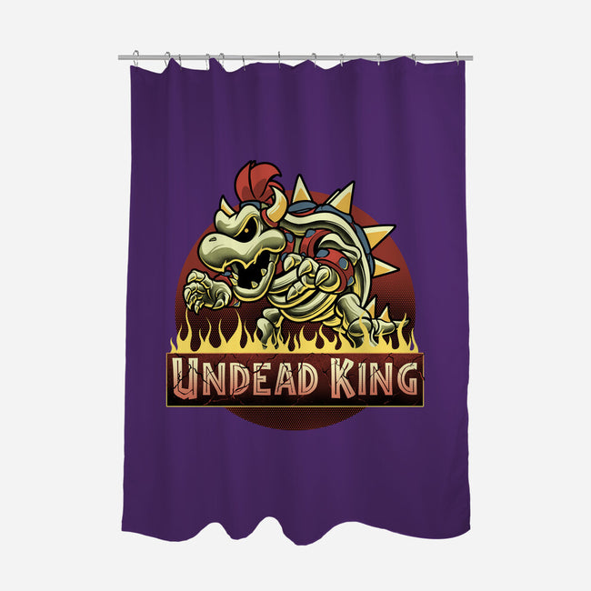 Undead King-None-Polyester-Shower Curtain-Astrobot Invention