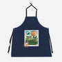 Delivery Express Mail Stamp-Unisex-Kitchen-Apron-dandingeroz