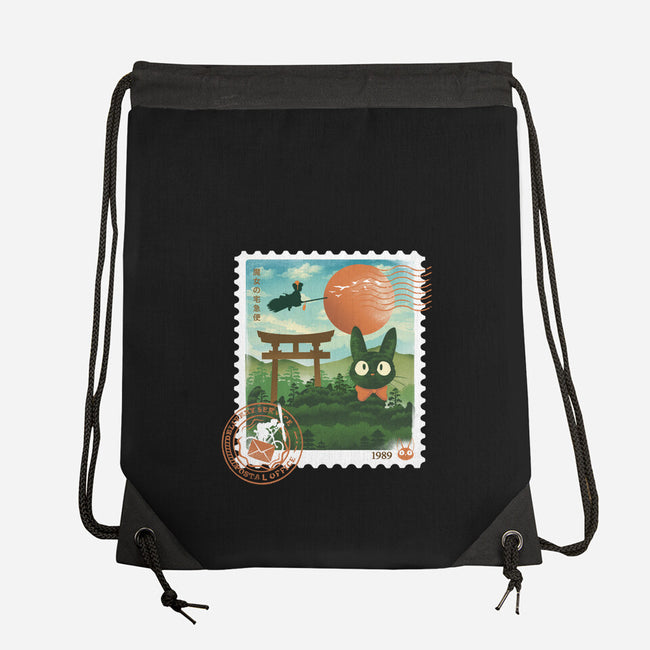 Delivery Express Mail Stamp-None-Drawstring-Bag-dandingeroz