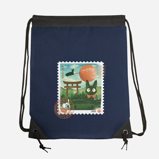 Delivery Express Mail Stamp-None-Drawstring-Bag-dandingeroz