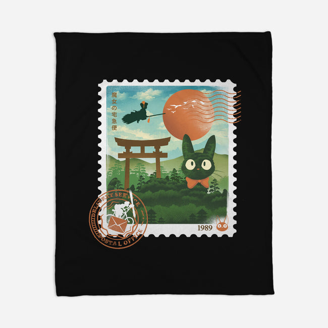 Delivery Express Mail Stamp-None-Fleece-Blanket-dandingeroz