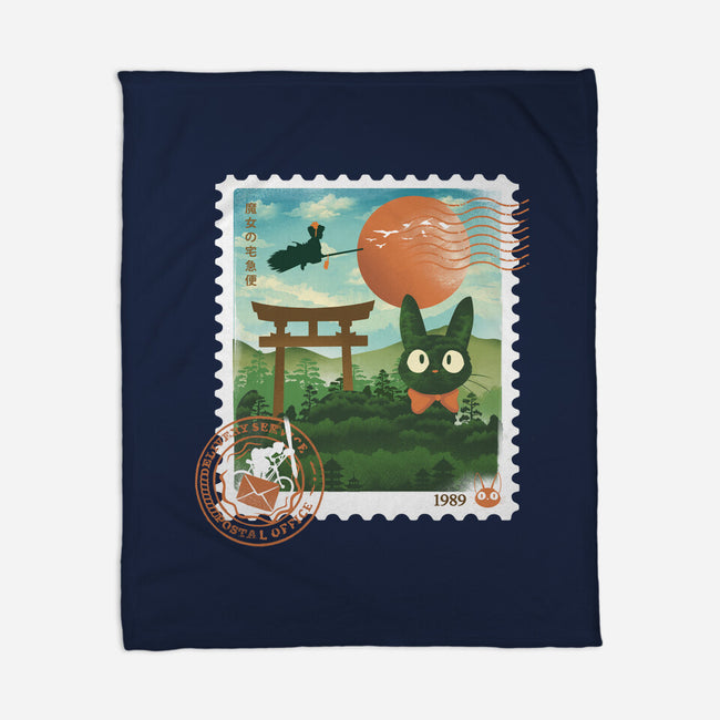 Delivery Express Mail Stamp-None-Fleece-Blanket-dandingeroz