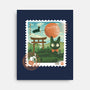 Delivery Express Mail Stamp-None-Stretched-Canvas-dandingeroz
