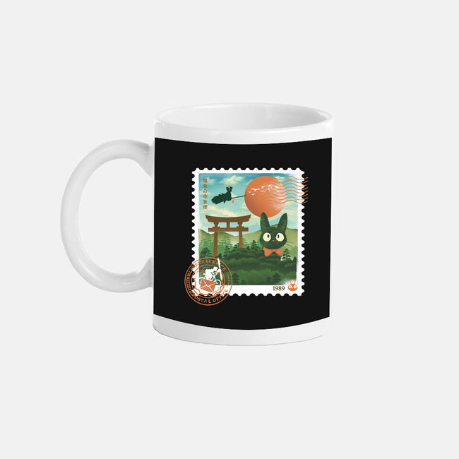 Delivery Express Mail Stamp-None-Mug-Drinkware-dandingeroz