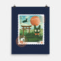 Delivery Express Mail Stamp-None-Matte-Poster-dandingeroz