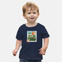 Delivery Express Mail Stamp-Baby-Basic-Tee-dandingeroz