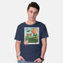 Delivery Express Mail Stamp-Mens-Basic-Tee-dandingeroz