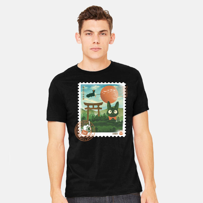 Delivery Express Mail Stamp-Mens-Heavyweight-Tee-dandingeroz