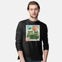 Delivery Express Mail Stamp-Mens-Long Sleeved-Tee-dandingeroz