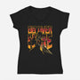 Get Over Here-Womens-V-Neck-Tee-teesgeex