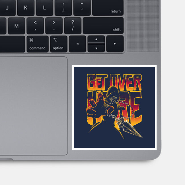 Get Over Here-None-Glossy-Sticker-teesgeex