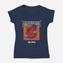 Sith Anger-Womens-V-Neck-Tee-CappO